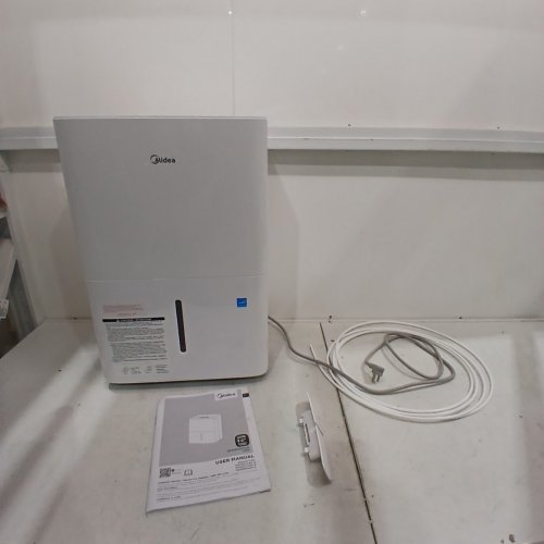 MIDEA ENERGY STAR CERTIFIED EASYDRY DEHUMIDIFIER - 50 PINTS/DAY - 4500SQ.FT - WHITE (MODEL: MAD50P1AWS) image 3