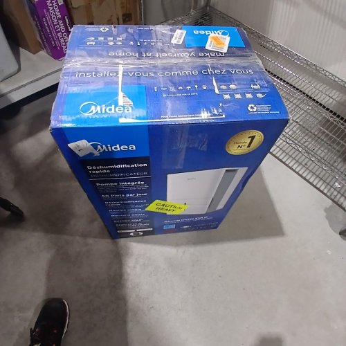 MIDEA ENERGY STAR CERTIFIED EASYDRY DEHUMIDIFIER - 50 PINTS/DAY - 4500SQ.FT - WHITE (MODEL: MAD50P1AWS) image 5