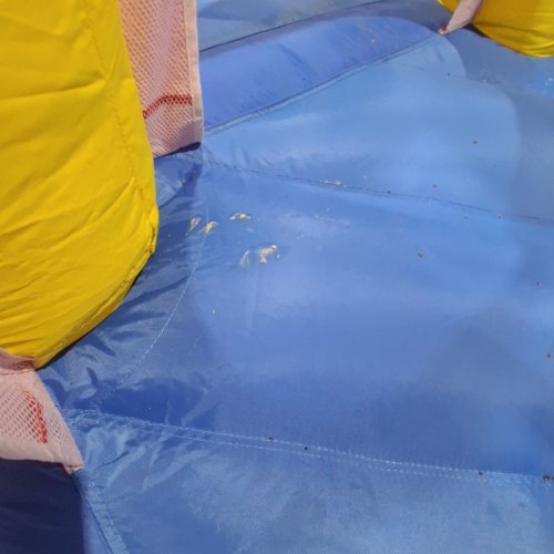 UMBALIR INFLATABLE BOUNCE HOUSE WITH 4 SLIDES & LARGE SPLASH POOL, BLOWER INCLUDED - 20.5FT X 6.5FT - MULTICOLOR (MODEL:KT-SMCB-FJ) image 6