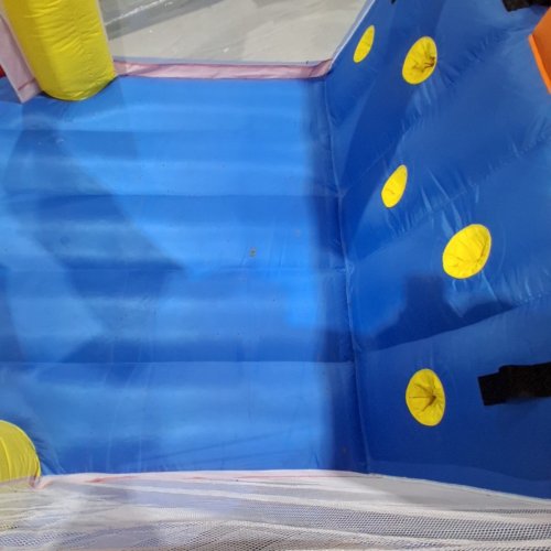UMBALIR INFLATABLE BOUNCE HOUSE WITH 4 SLIDES & LARGE SPLASH POOL, BLOWER INCLUDED - 20.5FT X 6.5FT - MULTICOLOR (MODEL:KT-SMCB-FJ) image 7