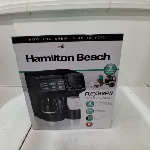 HAMILTON BEACH FLEXBREW TRIO 2-WAY COFFEE MAKER - BLACK (49902C) image 5