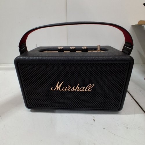 MARSHALL KILBURN III PORTABLE BLUETOOTH SPEAKER - BLACK & BRASS image 3