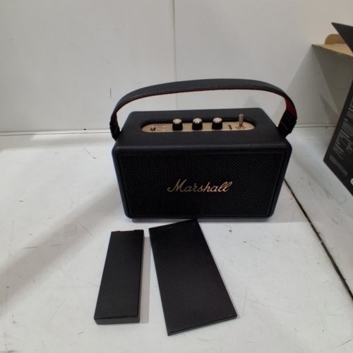 MARSHALL KILBURN III PORTABLE BLUETOOTH SPEAKER - BLACK & BRASS image 4