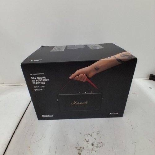 MARSHALL KILBURN III PORTABLE BLUETOOTH SPEAKER - BLACK & BRASS image 5