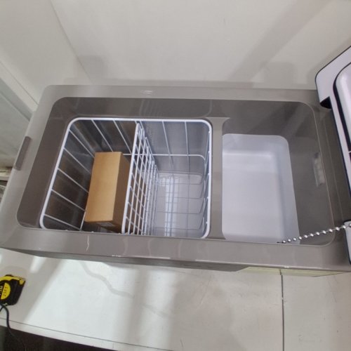 EUHOMY ELECTRIC COOLER CAR REFRIGERATOR WITH BLUETOOTH APP CONTROL - 12V/24V DC - 47QT - BLACK/GREY - (MODEL: CF-45)) image 4