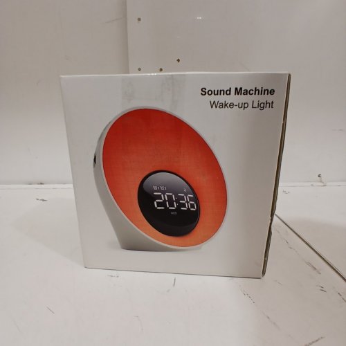 AFEXOA SOUND WAKE-UP SUNRISE ALARM CLOCK WITH LIGHT - 30 SOOTHING SOUNDS, 8 COLOR DIMMABLE NIGHT LIGHT - WHITE image 4