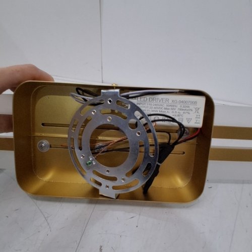 RALBAY MODERN LED OVER THE MIRROR VANITY BATHROOM LIGHT FIXTURE - 32"/6000K - GOLD (MODEL: 1177) image 3