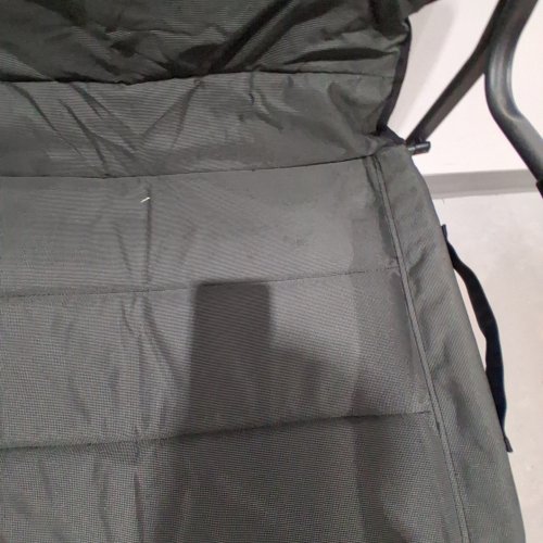 BPS BIG OUTDOORSMAN DIRECTOR'S CHAIR WITH SIDE TABLE - 36.8" X 28" X 17" - BLACK/GREY (MODEL: 3491157) image 4