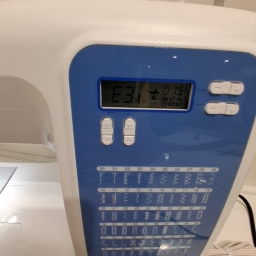 BROTHER COMPUTERIZED SEWING MACHINE, 87 STITCH FUNCTIONS, 60 BUILT-IN STITCHES, LCD DISPLAY, 7 INCLUDED SEWING FEET - WHITE/BLUE (MODEL: CE6080T) image 4