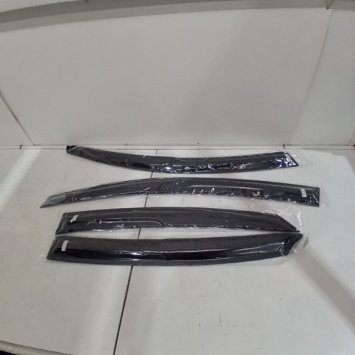 4PC KPY RAIN GUARDS WINDOW VISORS FOR KIA RIO SEDAN 2018-2023 - BLACK (MODEL: 811717) image 4
