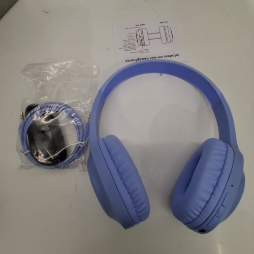HEYDAY WIRELESS/WIRED BLUETOOTH HEADPHONE WITH AUX CABLE - PERI BLUE image 3