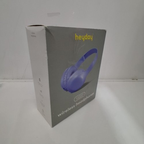 HEYDAY WIRELESS/WIRED BLUETOOTH HEADPHONE WITH AUX CABLE - PERI BLUE image 4