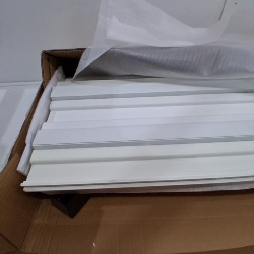 5PK SLATWALL PANEL - 4FT X 8FT - WHITE (ITEM: X004/GGRT) image 3