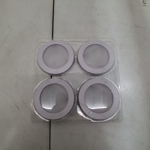 4PK GENERAL ELECTRIC BATTERY POWERED TOUCH-ACTIVATED LED PUCK LIGHTS - 20 LM - WHITE image 4
