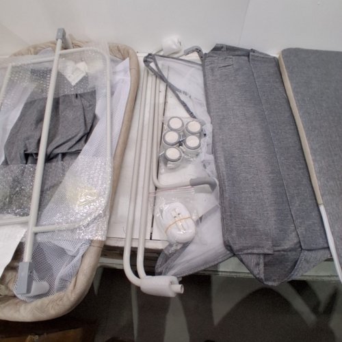 MEICHYUN STORE PORTABLE BEDSIDE BABY BASSINET - 36.5" X 21" X 31.5" - LIGHT GREY (MODEL: M001) image 3