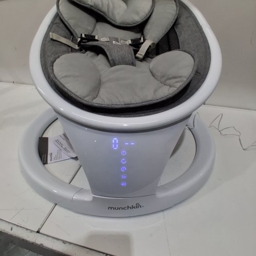 INFANT MUNCHKIN SMART SWING WITH BLUETOOTH - WHITE/GREY (MODEL: MCKFB-0974 ) image 2