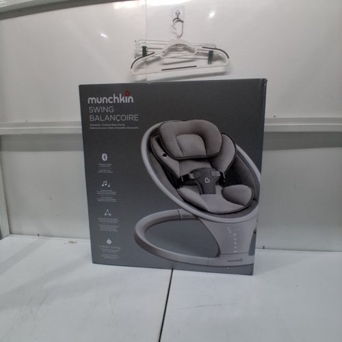INFANT MUNCHKIN SMART SWING WITH BLUETOOTH - WHITE/GREY (MODEL: MCKFB-0974 ) image 4