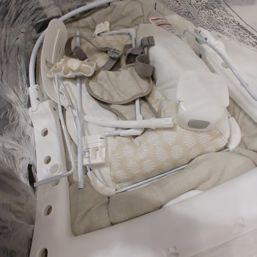 INGENUITY KEEP COZY 3-IN-1 GROW WITH ME VIBRATING BABY BOUNCER SEAT & ROCKER - 6-40LBS - LINDEN (MODEL: 17499) image 3