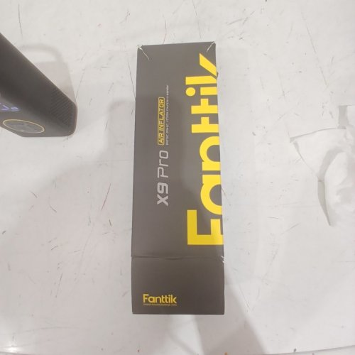 FANTTIK X9 PRO MINI BIKE TIRE PUMP WITH GUAGE - 3-150 PSI - 5000 MAH BATTERY - BLACK/YELLOW (MODEL: X9-PRO) image 4