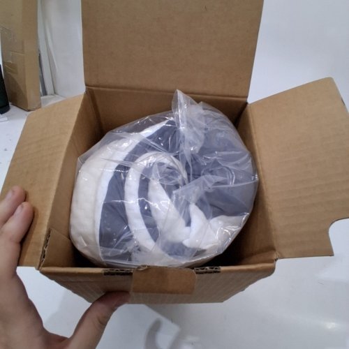 LOLSEA CERVICAL NECK PILLOW WITH COOLING - 23.59" X 15.35" - WHITE/GREY image 2