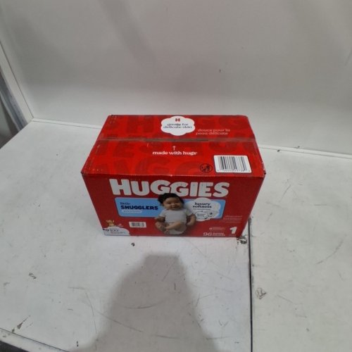 96 PK HUGGIES LITTLE SNUGGLERS BABY DIAPERS - SIZE 1 image 2