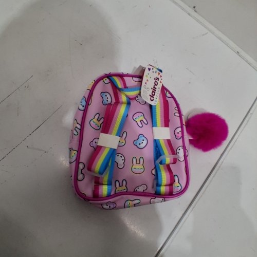 CLAIRE'S CLUB ANIMAL PRINT MINI BACKPACK - PINK (ITEM: 39259-7) image 3