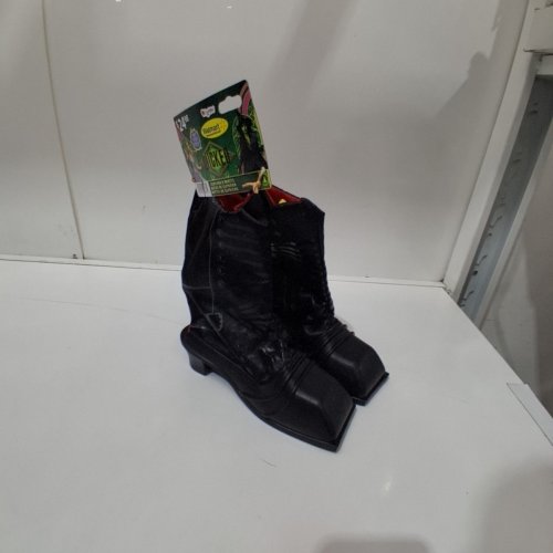 GIRL'S DISGUISE WICKED COSTUME ELPHABA'S BOOTS - OSFM - BLACK image 2