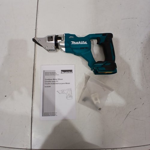 MAKITA CORDLESS METAL STRAIGHT SHEAR - TOOL ONLY - 18 V - (MODEL: DJS200) image 3