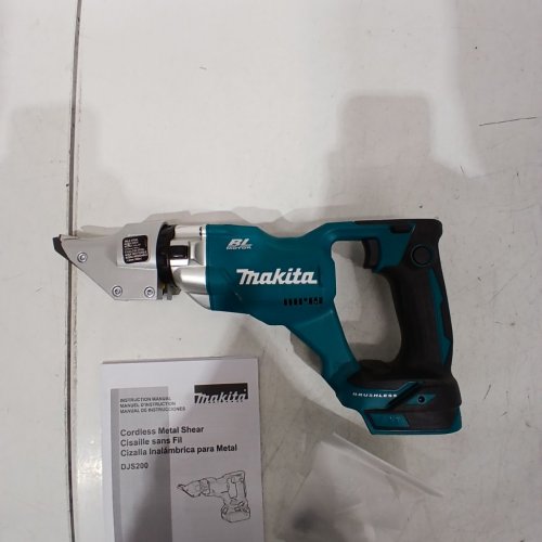 MAKITA CORDLESS METAL STRAIGHT SHEAR - TOOL ONLY - 18 V - (MODEL: DJS200) image 6