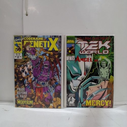 4 ASSTD MARVEL COMIC BOOKS - TEK WORLD #7, CODENAME GENETIX #2 OF 4, BLACK AXE #3, RAVAGE 2099 #8 - VARIOUS AUTHORS image 4