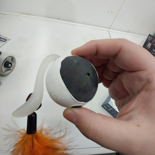 ORSDA SMART CAT BALL TOY - WHITE / BLACK (MODEL: T96) image 4