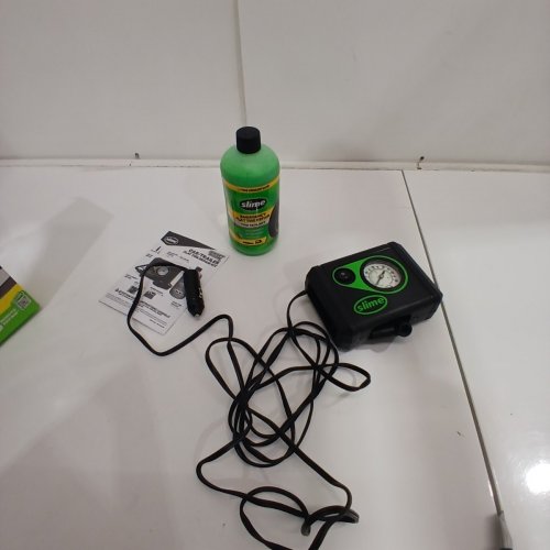 4PC SLIME SMART SPAIR 12V EMERGENCY FLAT TIRE REPAIR KIT WITH TPMS SEALANT image 2