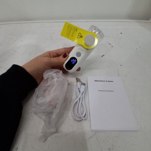 PIEZOELECTRIC MESH RECHARGEABLE 3-SPEED NEBULIZER - CREAM (MODEL: KS015) image 2