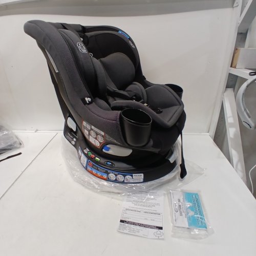 GRACO EASYTURN 360 2-IN-1 CONVERTIBLE CAR SEAT - CYRAN BLACK/GREY (MODEL: 2227897) image 3