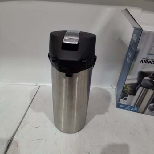 IDEAL SETTINGS STAINLESS STEAL LINED AIRPOT/BEVERAGE WARMER - 3L - SILVER (MODEL: 213020001) image 3