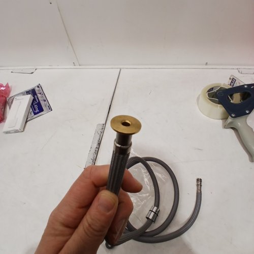PULL OUT AND DOWN REPLACEMENT KITCHEN FAUCET HOSE - GREY image 3