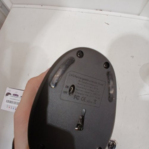 LEFT-HANDED OPTICAL VERTICAL ERGONOMIC COMPUTER MOUSE - 2.5GHZ - BLACK image 3