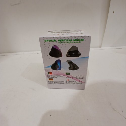LEFT-HANDED OPTICAL VERTICAL ERGONOMIC COMPUTER MOUSE - 2.5GHZ - BLACK image 4