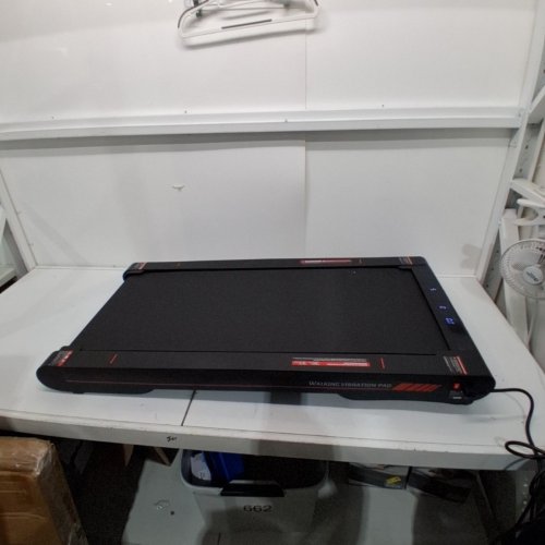 SPERAX 4-IN-1 WALKING TREADMILL WITH INCLINE - VIBRATION PAD WITH REMOTE CONTROL AND APP - BLACK/RED (MODEL: RM-02) image 3