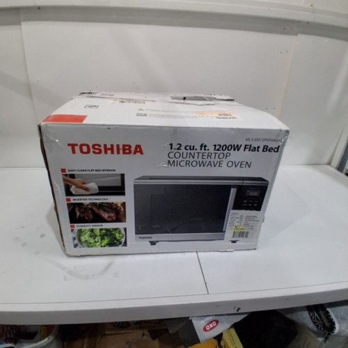 TOSHIBA COUNTERTOP FLAT BED MICROWAVE OVEN WITH HUMIDITY SENSOR - 1.2 CU. FT - 1200W - BLACK/STAINLESS STEEL (MODEL: ML3-EM12PVFHA(SS)) image 11