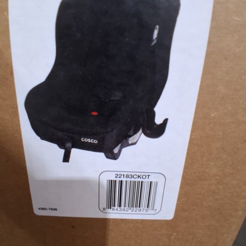 COSCO SCENERA NEXT CONVERTIBLE CAR SEAT - BLACKOUT (MODEL: 22183C-KOT) image 4