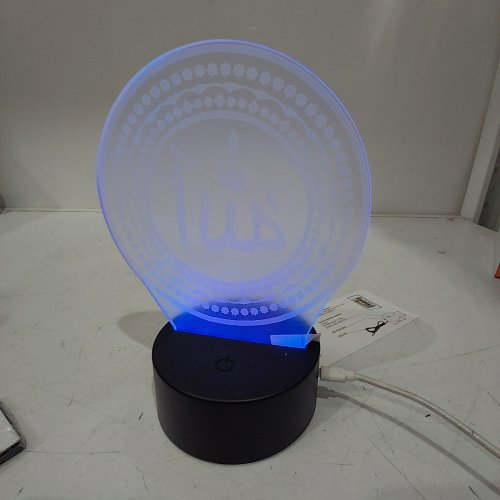 3D VISUALIZATION ILLUSION LAMP - MULTICOLORED image 2