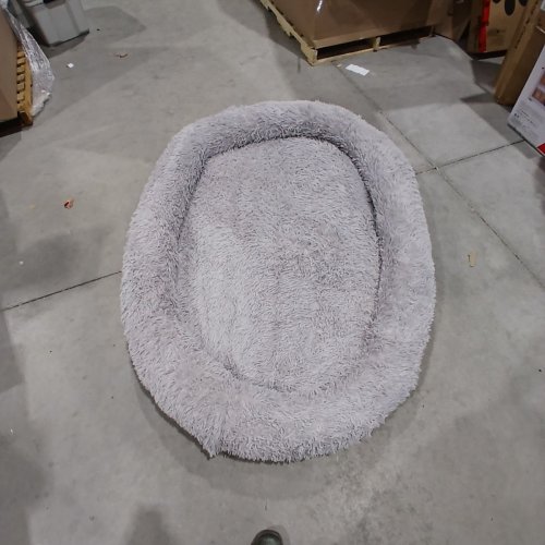 VEVOR HUMAN DOG BED WITH ORTHOPEDIC FOAM - 51.97" X 33.86" X 9.45" - GREY - (MODEL: KZ-03) image 2