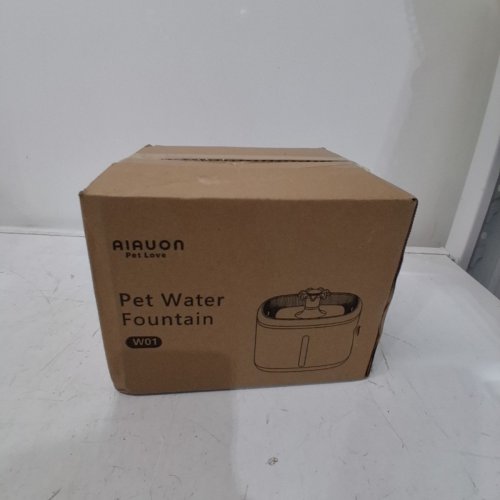 AIAUON AUTOMATIC CAT WATER FOUNTAIN WITH FILTERS - 84OZ - WHITE (MODEL:W01) image 2