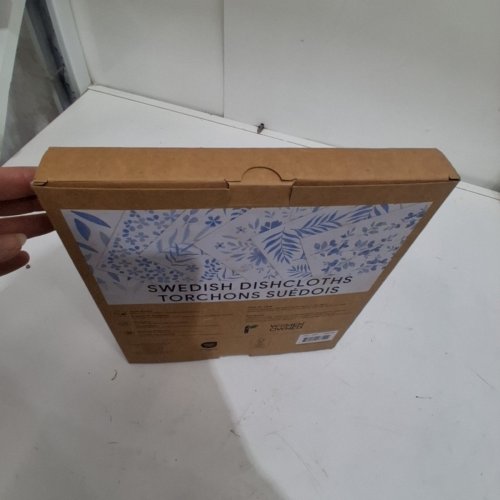 12PK RECYCO PLANT BASED SWEDISH DISHCLOTHS - BLUE/WHITE (MODEL: 1796215) image 3