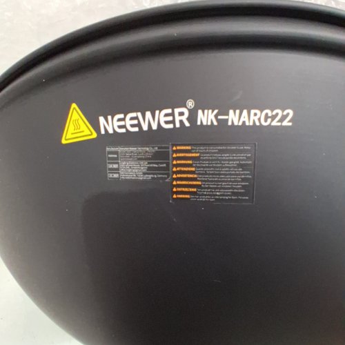NEEWER METAL BEAUTY DISH BOWENS MOUNT REFLECTOR WITH WHITE DIFFUSER - 21.6" X 6.7" - BLACK (MODEL: NK-NARC22) image 3