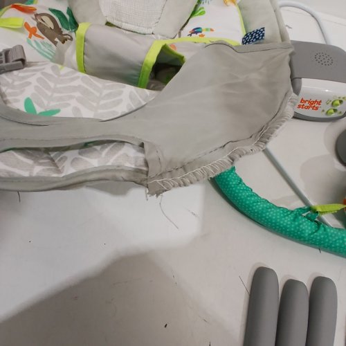 BRIGHT STARTS JUNGLE VINES BABY BOUNCER image 3