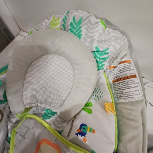 BRIGHT STARTS JUNGLE VINES BABY BOUNCER image 4