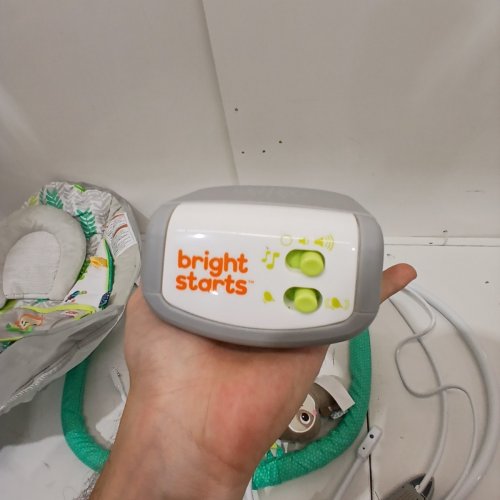 BRIGHT STARTS JUNGLE VINES BABY BOUNCER image 5