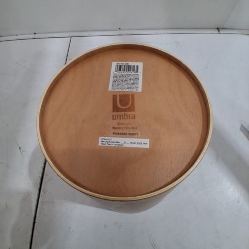 UMBRA WOODROW TRASH CAN - 7.5L - WOOD image 3